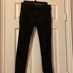 Black American eagle jeans